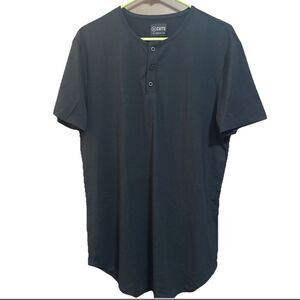 Cuts Clothing Men's Short  Sleeve Curve Hem Crew NeckSignature Fit Tee- XL
